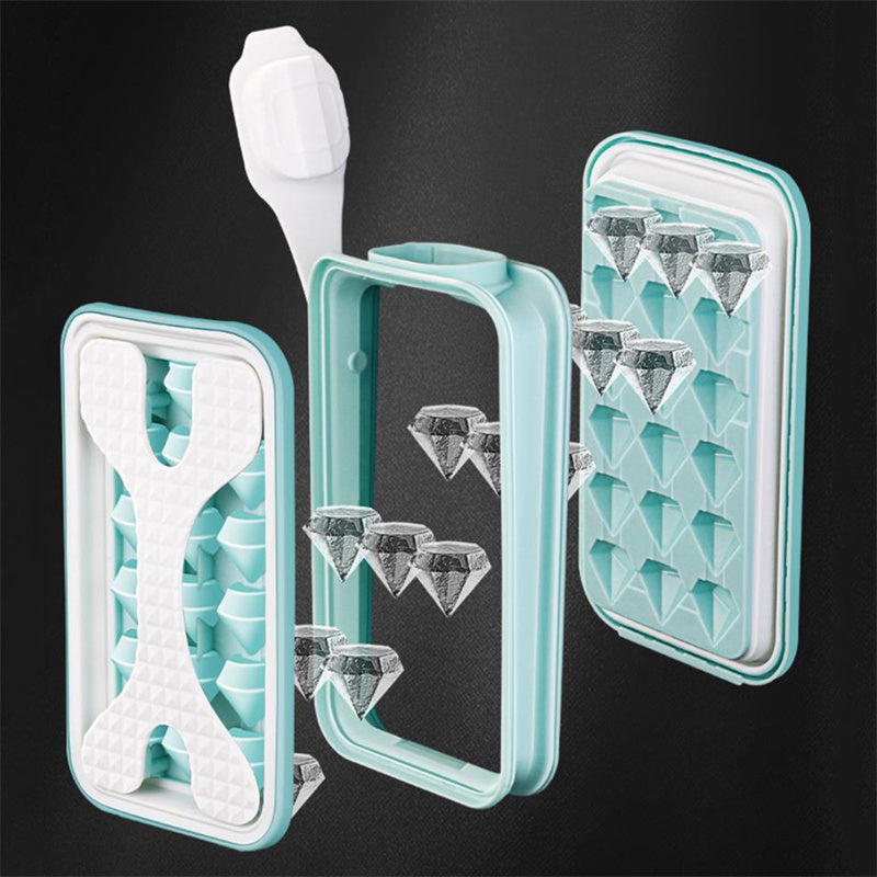 2-in-1 Ice Cube Maker & Bottle – Portable, Stylish & Easy Use - Elysian Nest