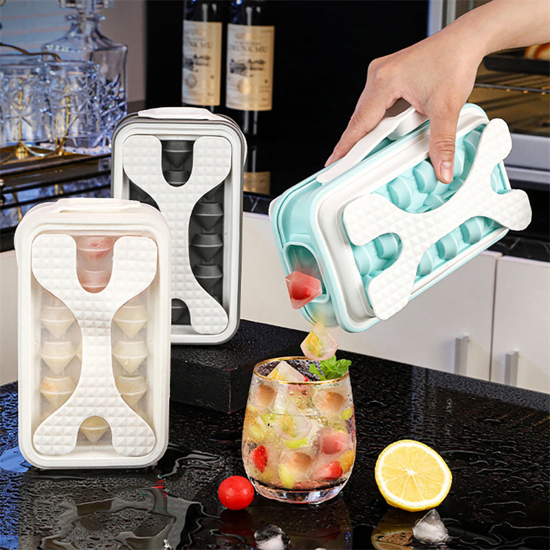 2-in-1 Ice Cube Maker & Bottle – Portable, Stylish & Easy Use - Elysian Nest